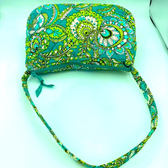 Vera Bradley Peacock Blue Green Shoulder bag Satchel. - Picture 4 of 10